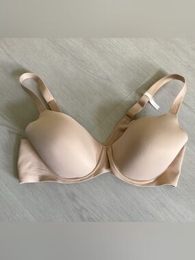 Aerie Smoothez 40C full coverage lightly lined bra in Sands nude color
